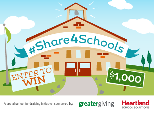 #Share4Schools promotional card